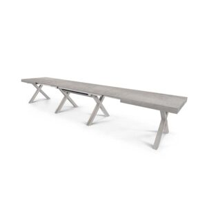 Tavolo allungabile gambe incrociate