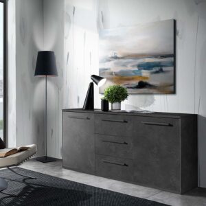 Madia due ante e cassetti Deluxe