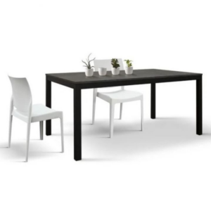 Tavolo Allungabile Effetto Acciaio Ossidato