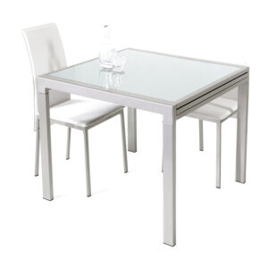 Tavolo quadrato allungabile Bianco