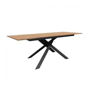 Tavolo allungabile Gambe in metallo e Piano Legno